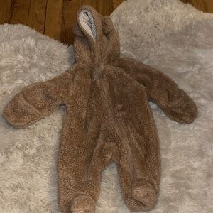 Carter's Brown Fleece Baby Footie